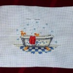 grille broderie salle de bain