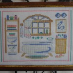 grille broderie salle de bain