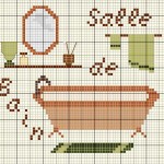 grille broderie salle de bain