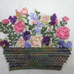 modèle broderie au ruban