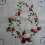 modèle broderie au ruban