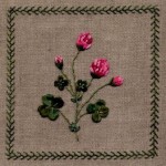 modèle broderie au ruban