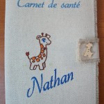 modèle broderie carnet de sante