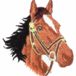 modèle broderie cheval