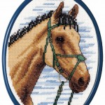 modèle broderie cheval