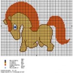 modèle broderie cheval