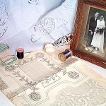 modèle broderie moderne