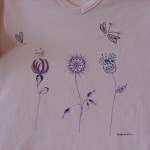 modèle broderie moderne