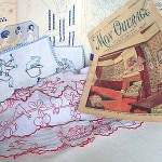 modèle broderie moderne