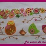 modèle broderie moderne