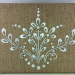 modèle broderie moderne