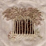 modèle broderie moderne