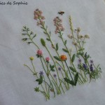 modèle broderie moderne