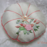 modèle broderie ruban de soie