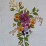 modèle broderie ruban de soie