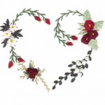 modèle broderie ruban de soie