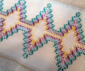 modèle broderie suedoise