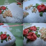 motif broderie au ruban