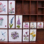 motif broderie au ruban