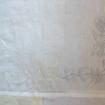 motif broderie au ruban