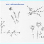 motif broderie au ruban