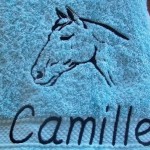 motif broderie cheval