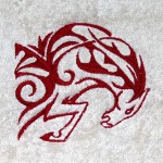 motif broderie cheval