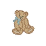 motif broderie machine ourson