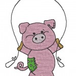 motif broderie machine ourson