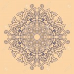 motif broderie orientale gratuit