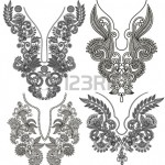 motif broderie orientale gratuit