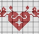 motif broderie point de croix