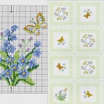 motif broderie point de croix