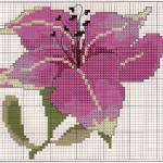 motif broderie point de croix