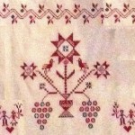 motif broderie point de croix