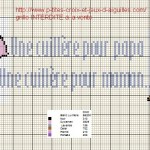 grille broderie bavoir