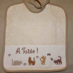 grille broderie bavoir