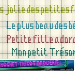grille broderie bavoir