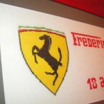 grille broderie ferrari