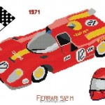grille broderie ferrari