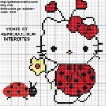 grille broderie hello kitty