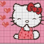 grille broderie hello kitty
