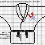 grille broderie judo