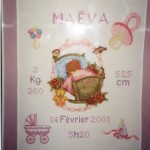 grille broderie naissance gratuite