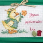 grille broderie petit ours brun