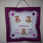 grille broderie petit ours brun