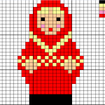 grille broderie russe