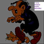 grille broderie schtroumpf