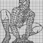 grille broderie spiderman
