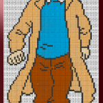 grille broderie tintin